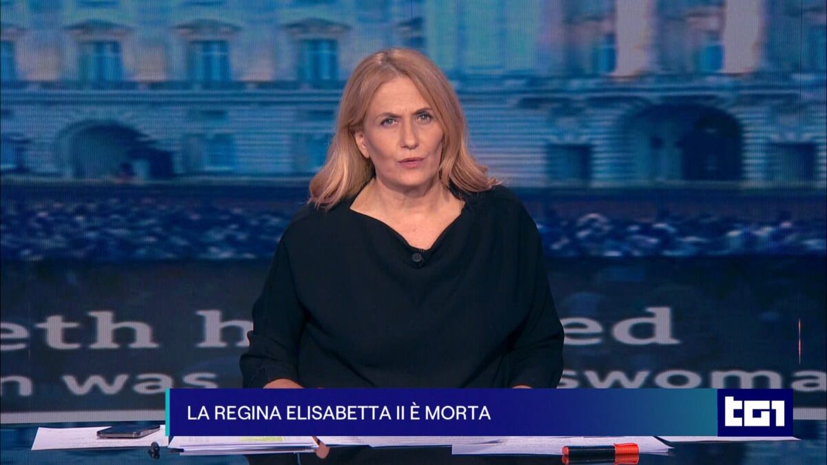 Ascolti tv giovedì 8 settembre 2022: speciali del Tg1 e Tg5 per la morte della Regina Elisabetta