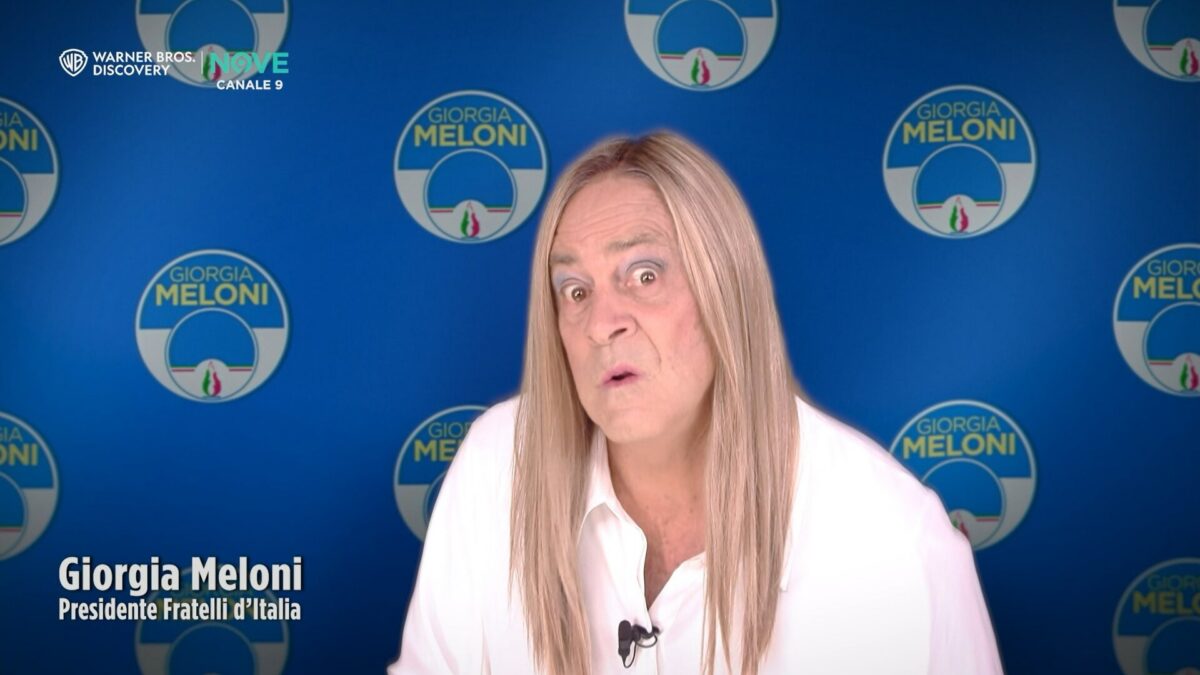 Fratelli di Crozza, attacco frontale a Meloni e Letta in un debutto in cui c’è poco da ridere