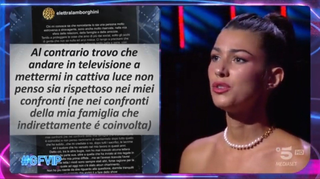 Grande Fratello Vip 7, Ginevra Lamborghini ad Elettra: “Mi dispiace che tu pensi che io voglia metterti in cattiva luce”