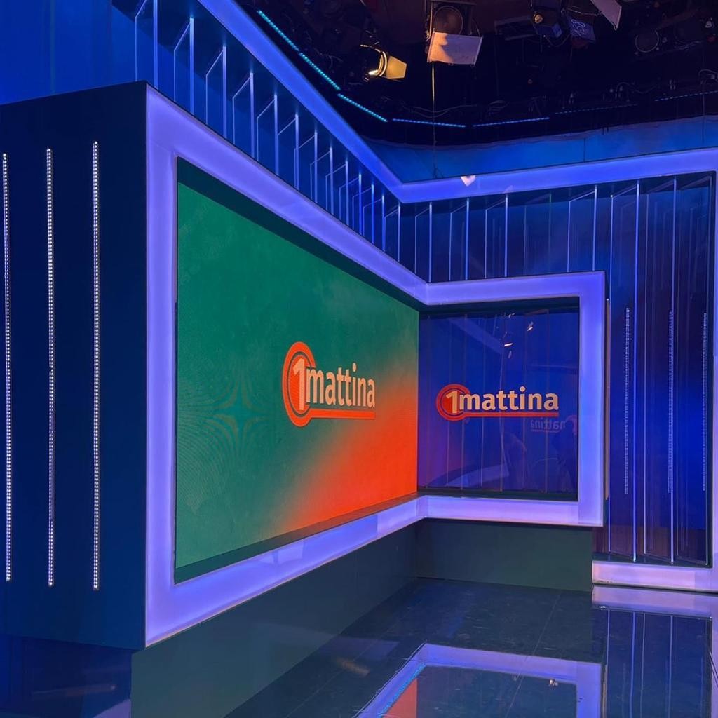 Unomattina, le foto del nuovo studio