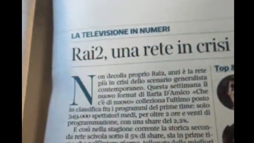 Fiorello e l’ironia sulla crisi di Rai2: “Sono preoccupato. Ma dove stiamo andando?”