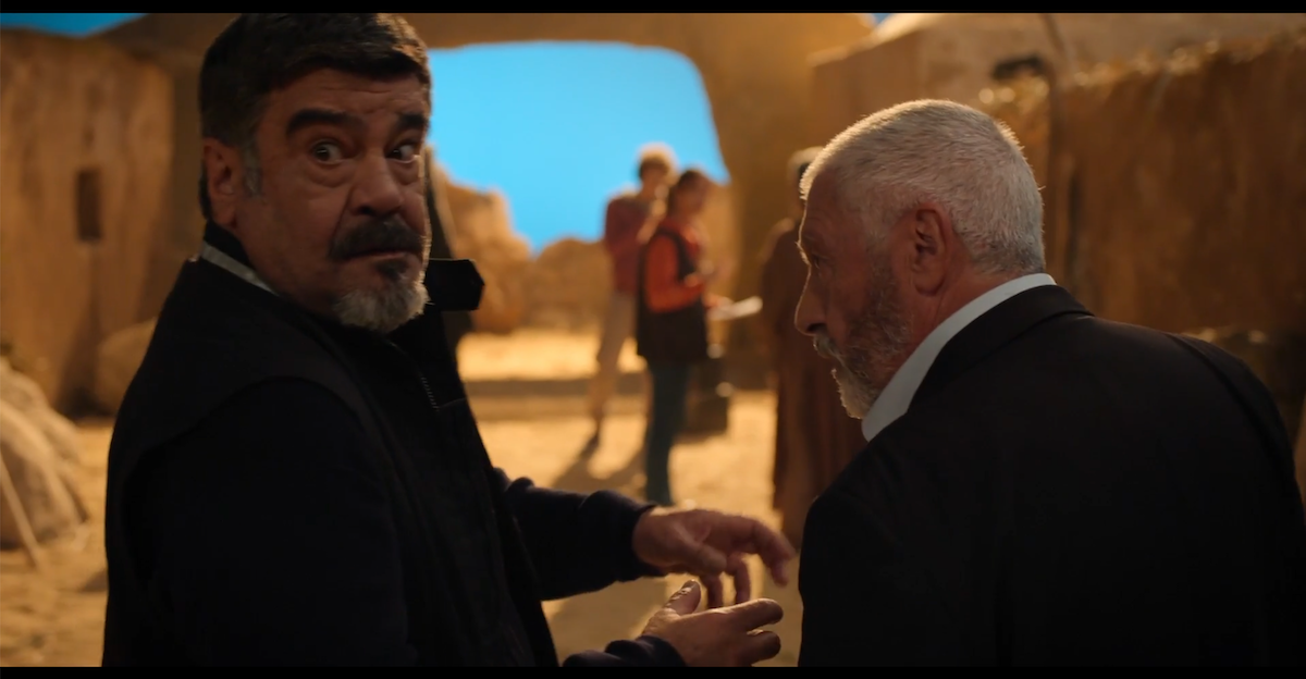 Boris 4, René e le comparse sul set