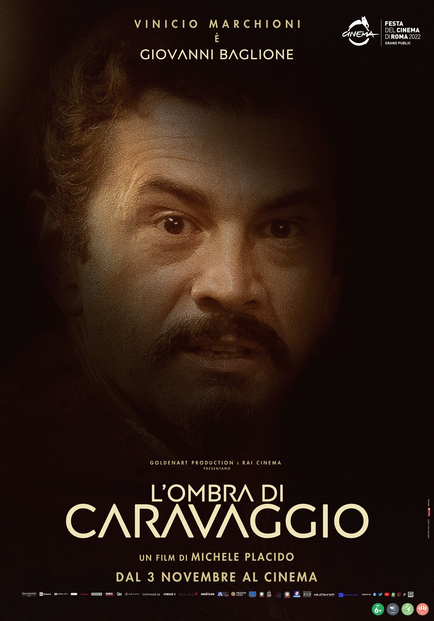 L’ombra di Caravaggio: nuovi character poster del film con Riccardo Scamarcio
