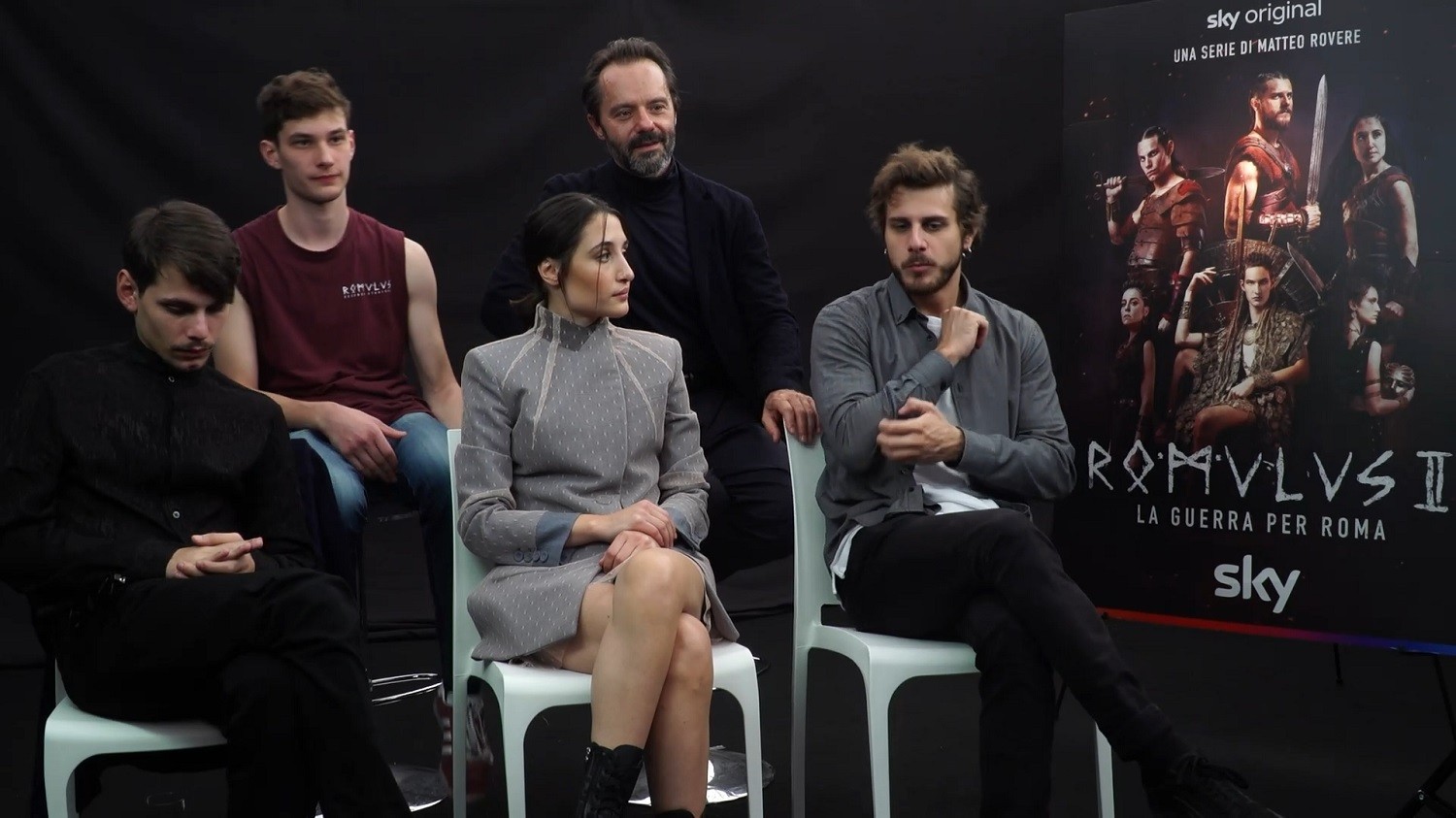 Romulus 2 intervista ad Andrea Arcangeli, Emanuele Maria Di Stefano, Francesco Di Napoli, Marianna Fontana e Sergio Romano