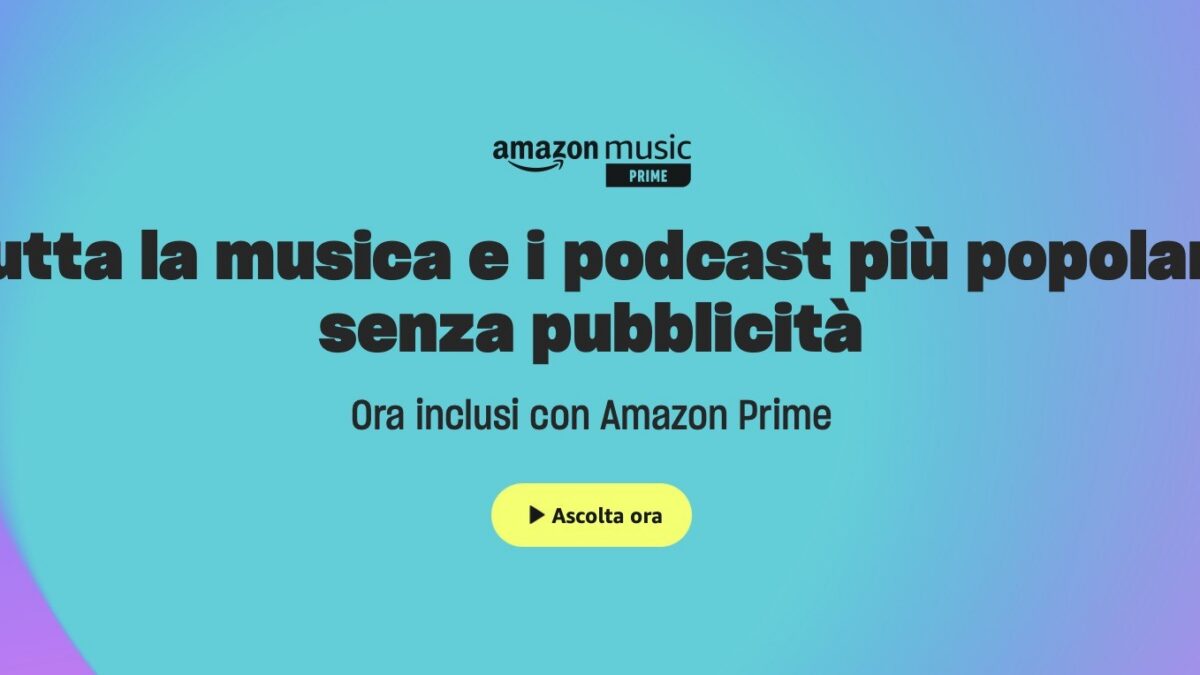 Amazon Music Prime diventa ancora più ricco: 100 milioni di brani a costo zero
