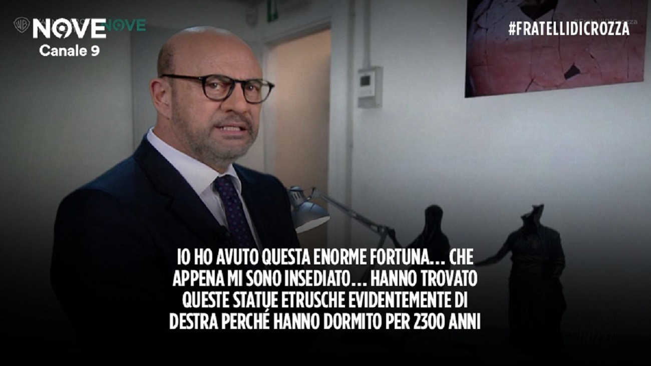 Fiorello e Maurizio Crozza si copiano involontariamente sul caso Sangiuliano: “Perché non inventare una gara di canzoni?”