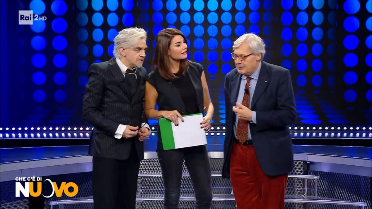 Che c’è di nuovo, il tandem Morgan-Sgarbi per salvare il programma?