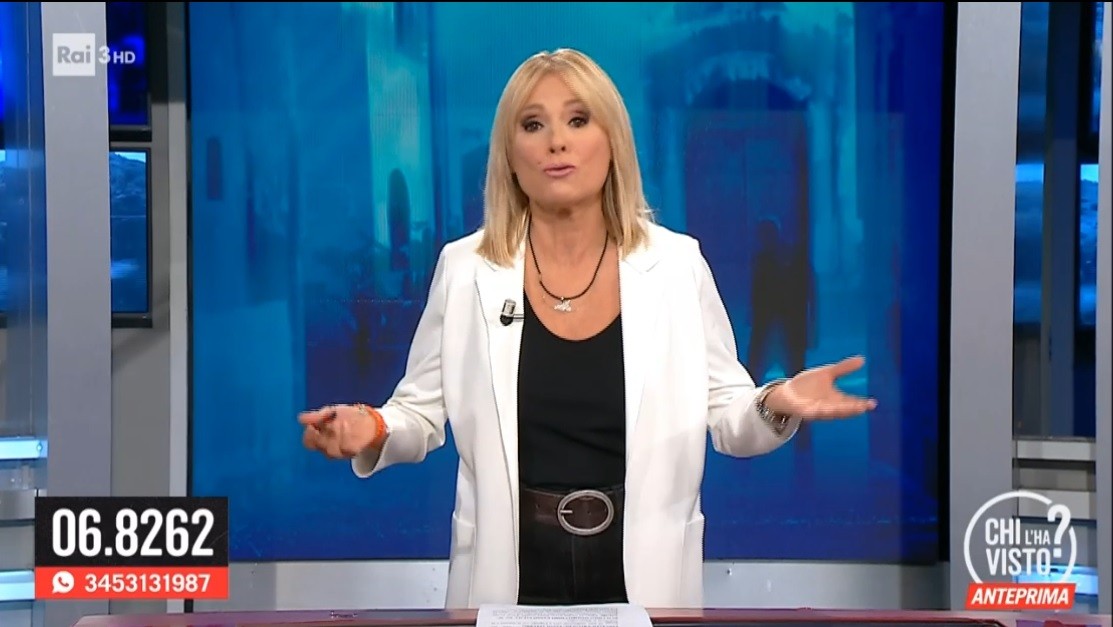Chi l’ha visto? inizia in ritardo, Sciarelli: “Non date la colpa a Un posto al sole”…e Damilano? (VIDEO)