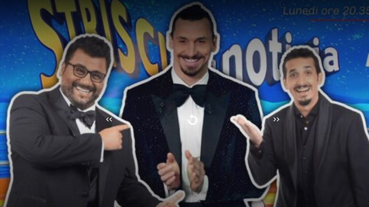 Striscia la notizia, Zlatan Ibrahimovic ‘conduttore per una sera’