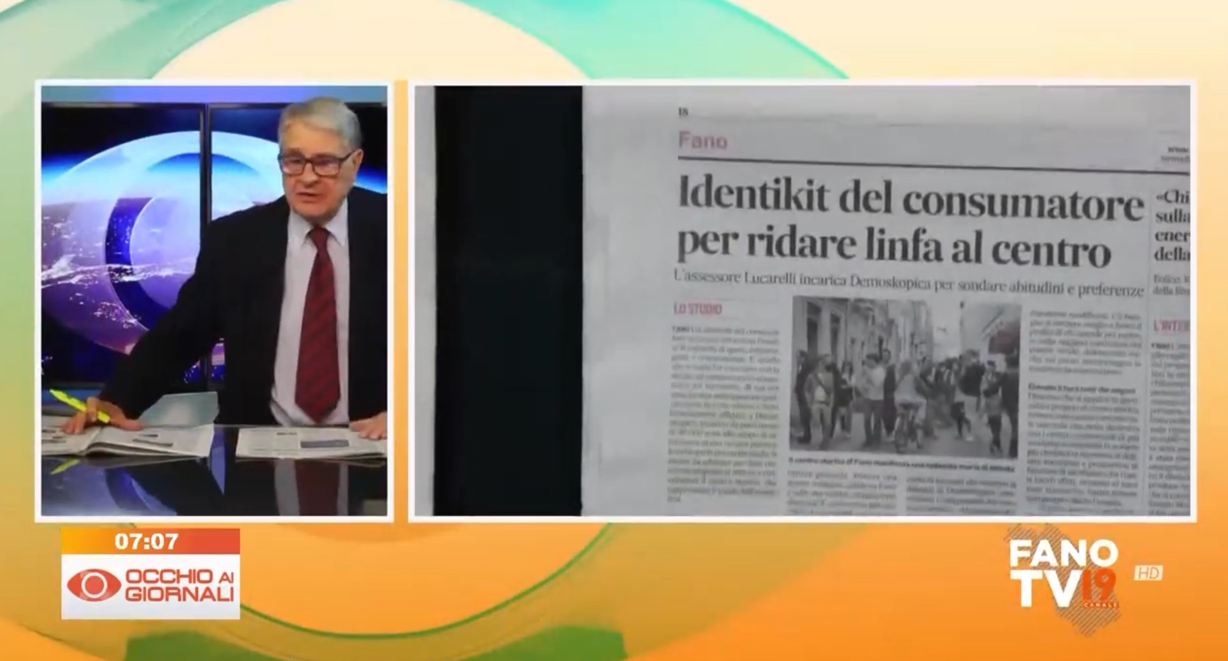 Scossa di terremoto in diretta su FanoTV: il giornalista lascia lo studio