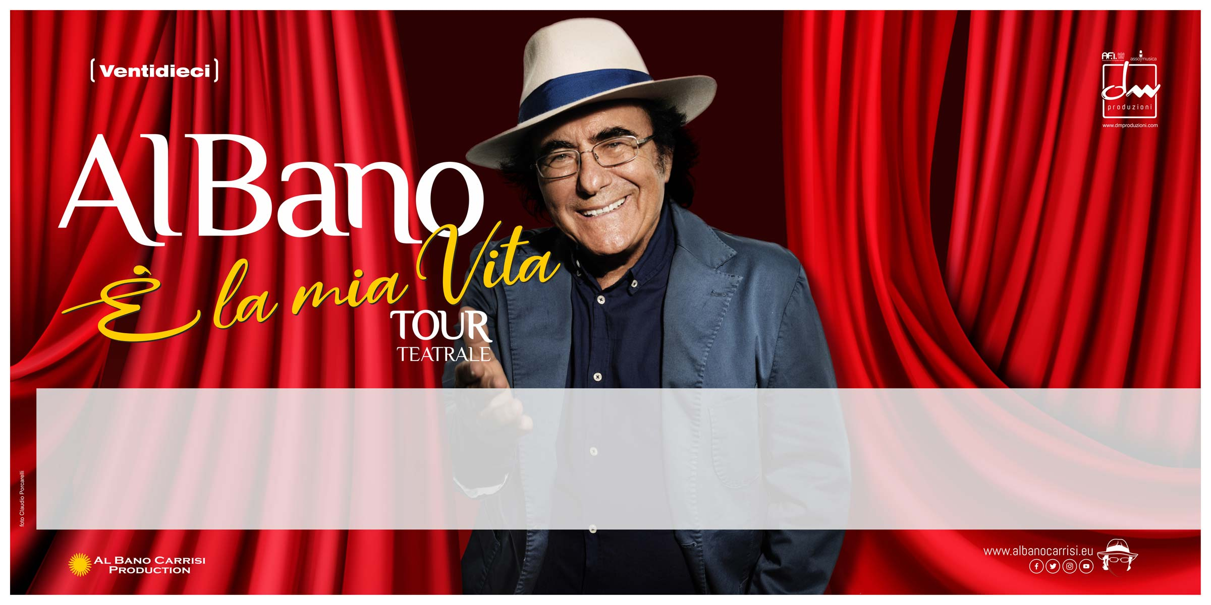 Al Bano in concerto nel 2023: tutte le date del tour ”È la mia vita”