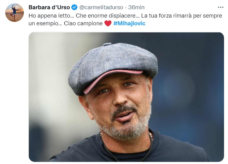 Sinisa Mihajlovic: il ricordo sui social