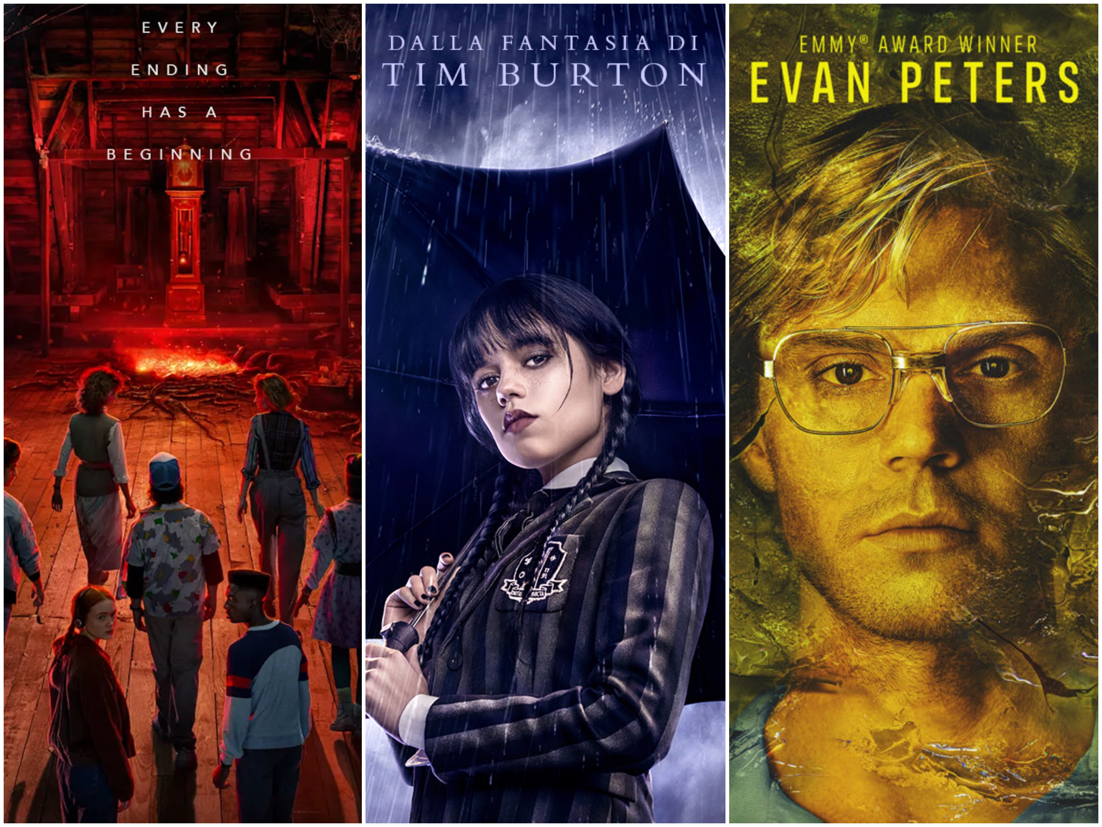 I più visti del 2022 su Netflix: Stranger Things, Mercoledì e Dahmer (e per l’Italia…)