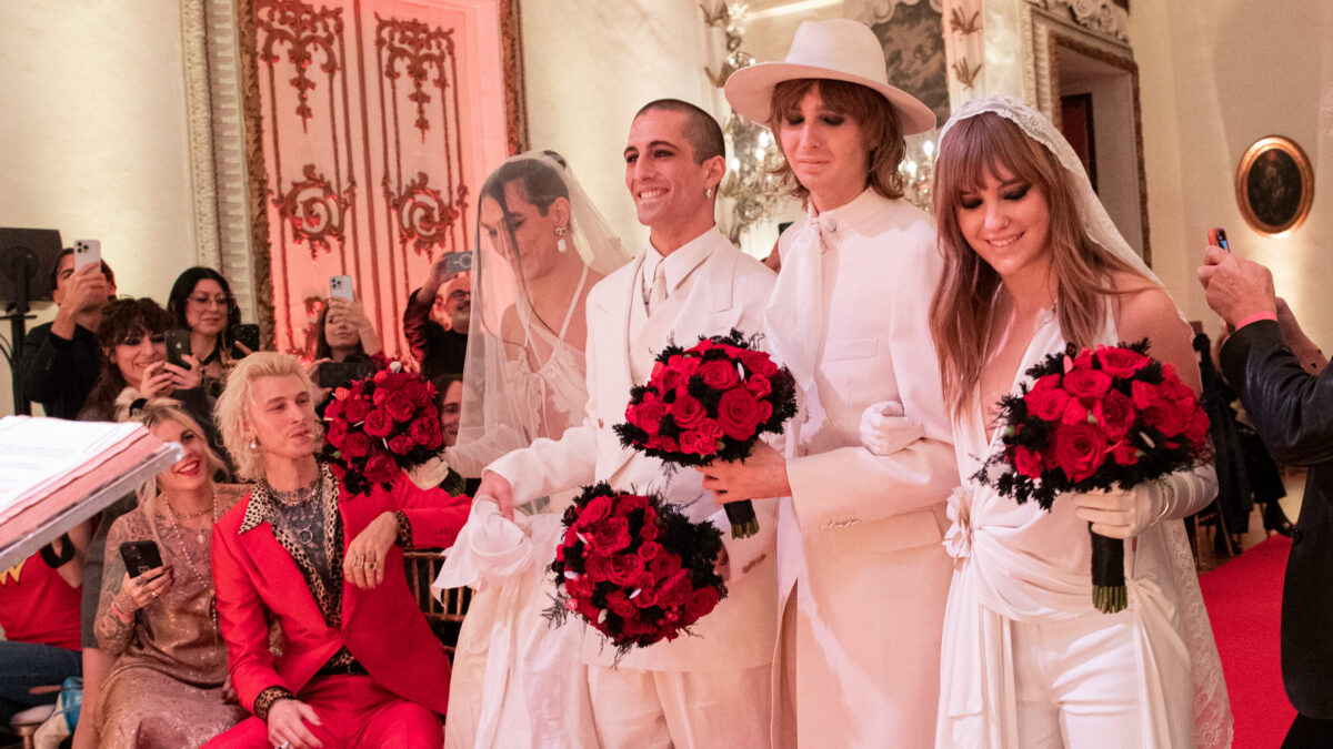 Maneskin, matrimonio della band a Roma a Palazzo Brancaccio (foto)