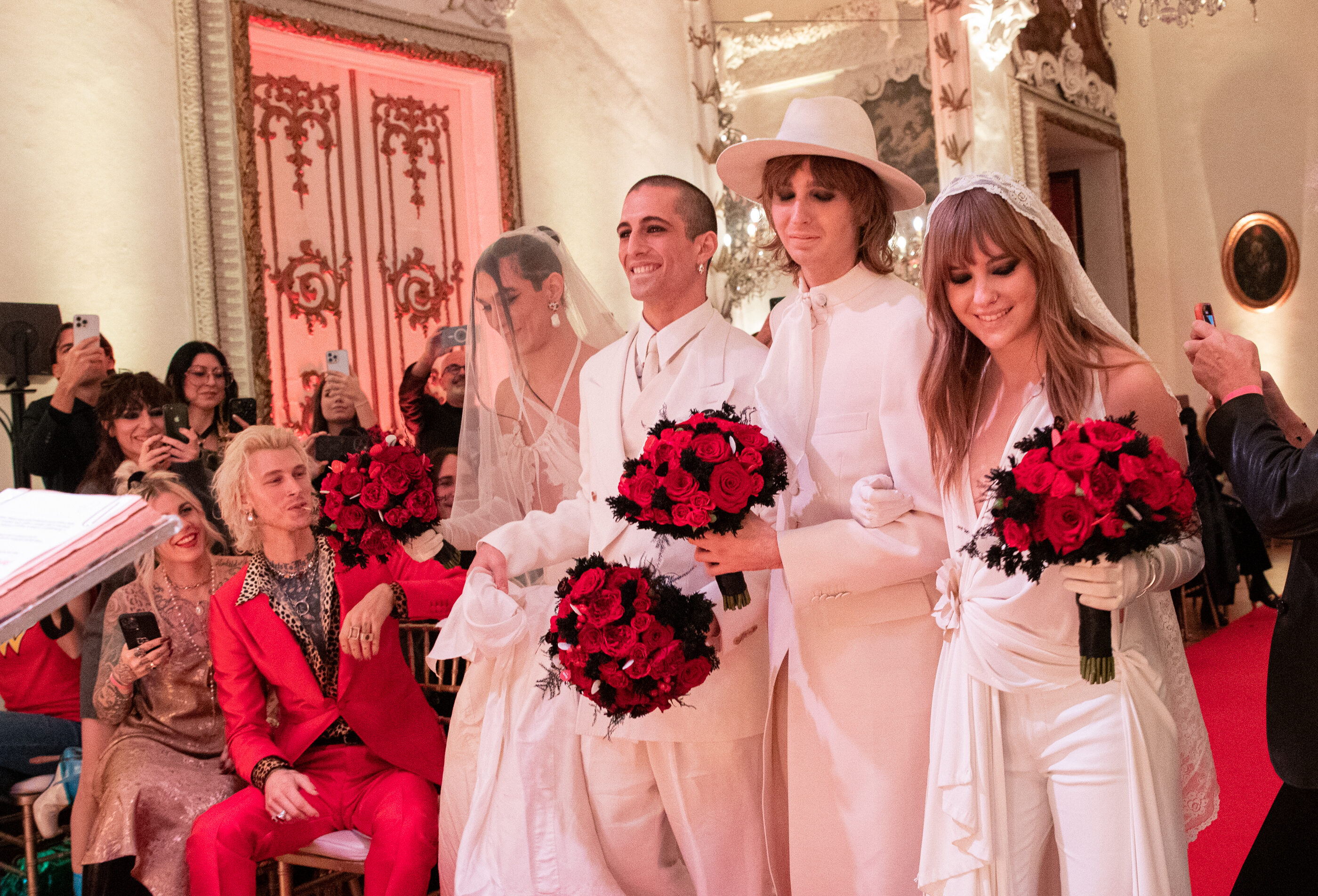 Maneskin, matrimonio della band a Roma a Palazzo Brancaccio (foto)