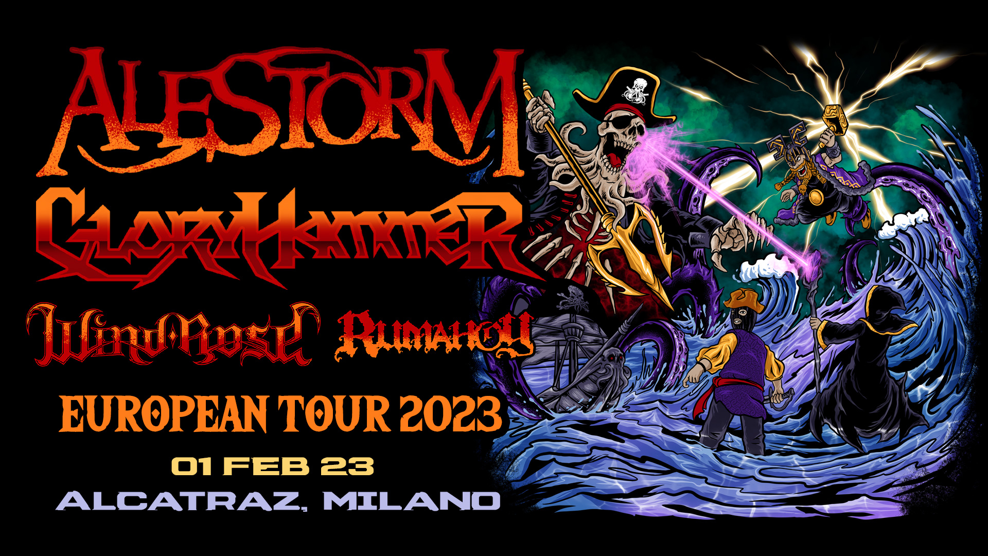 Alestorm in concerto a Milano: tutte le informazioni sullo show dell’1 Febbraio