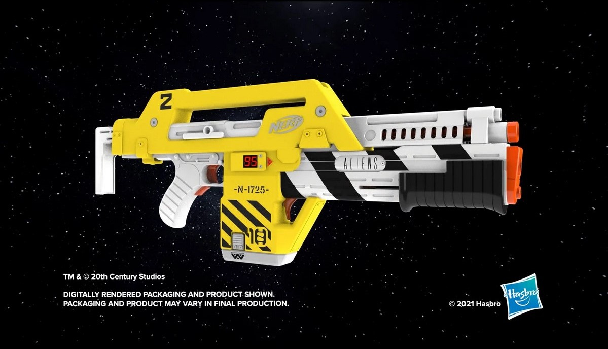 Aliens: replica Hasbro “Nerf” del fucile a impulsi M41-A dei marines coloniali