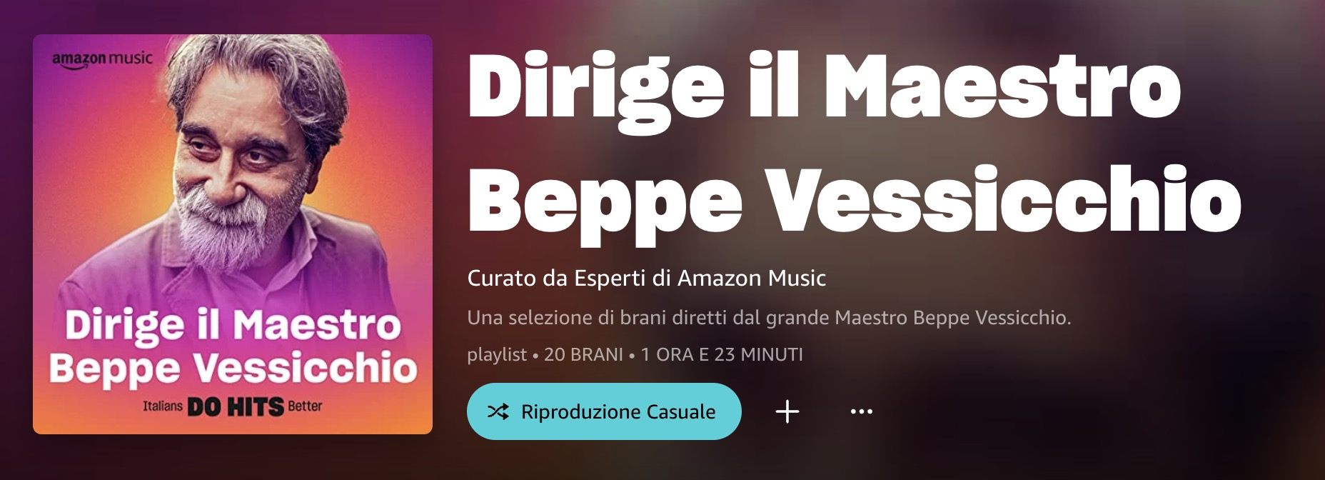 Amazon Sanremo Playlist
