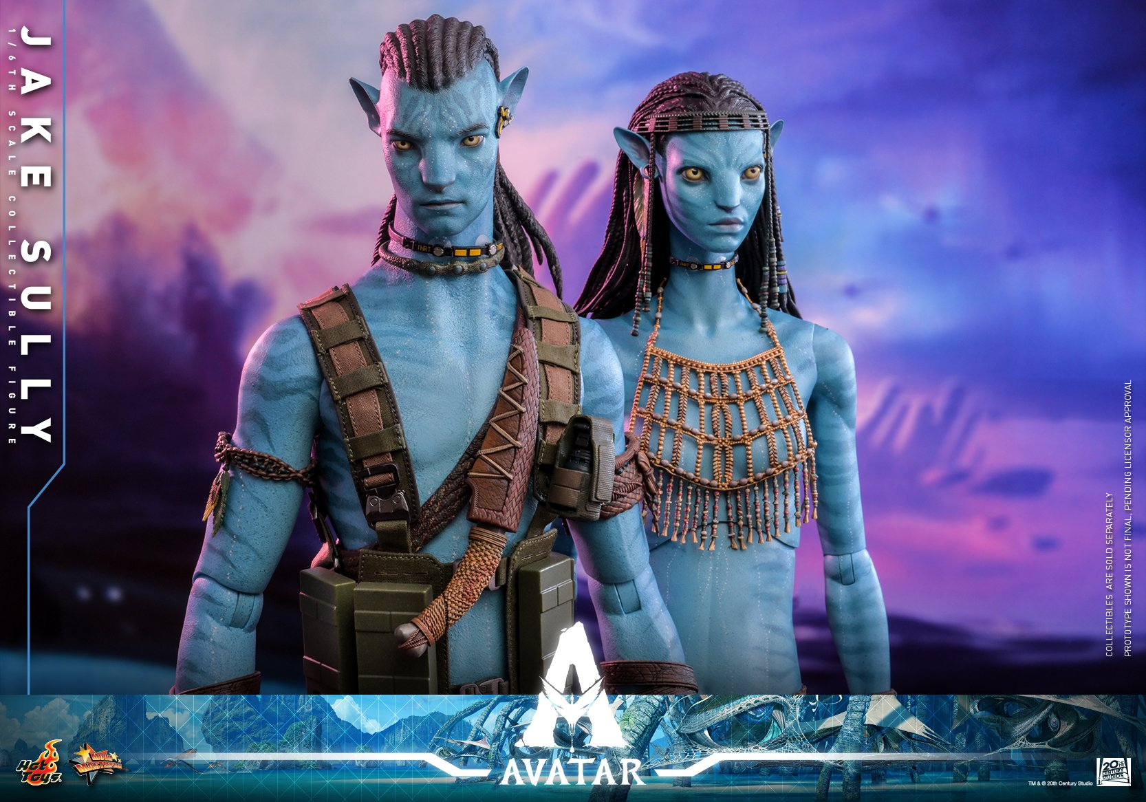 Avatar: La via dell’acqua – nuove action figures Hot Toys di Jake e Neytiri dal film Avatar 2