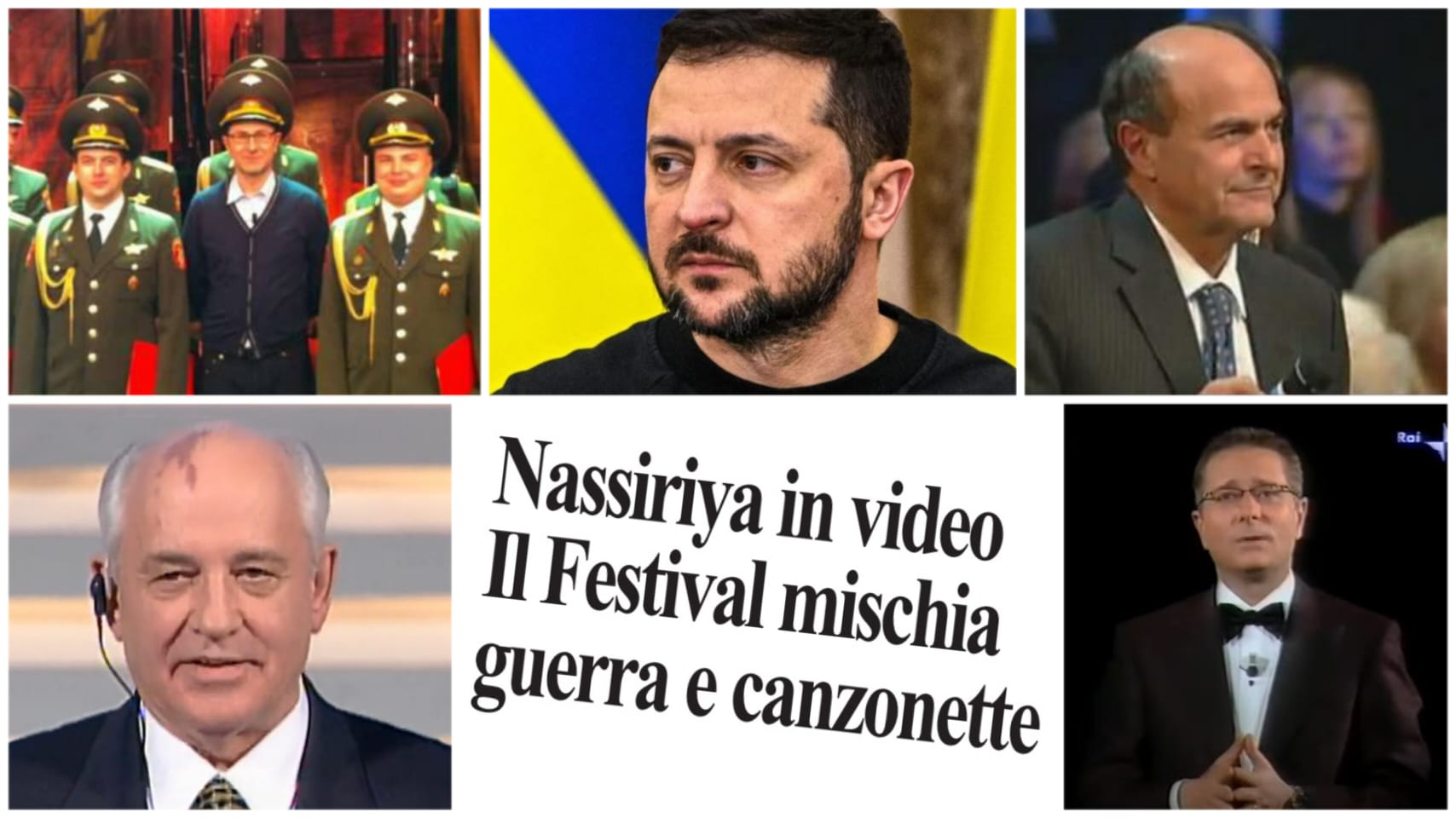 Zelensky a Sanremo, è un problema di contesto. Quando guerra e politica hanno creato imbarazzo all’Ariston