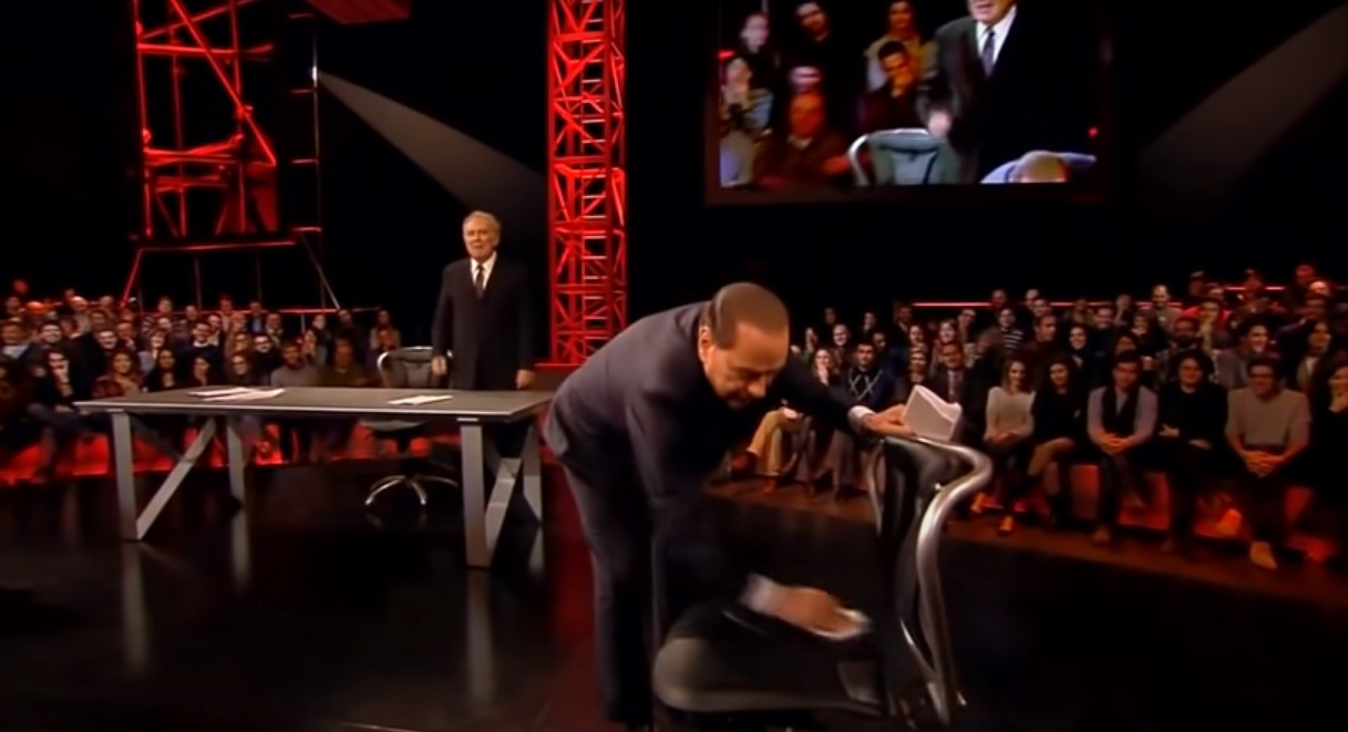 Santoro-Berlusconi, dieci anni fa il duello entrato nella storia della tv (e di La7)