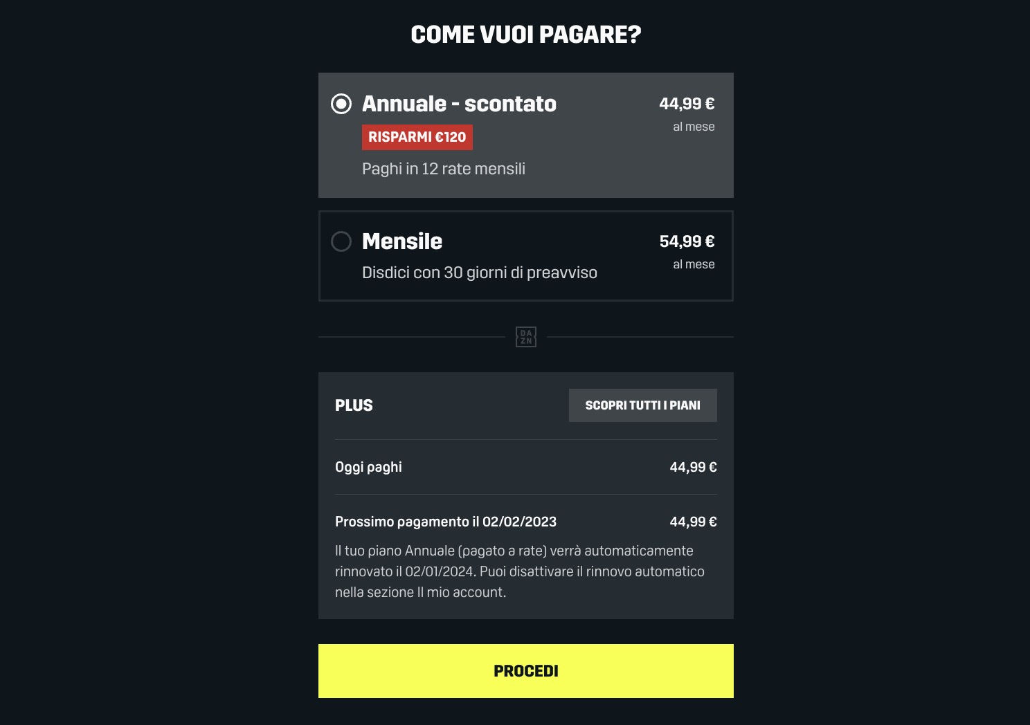 DAZN Plus 2023