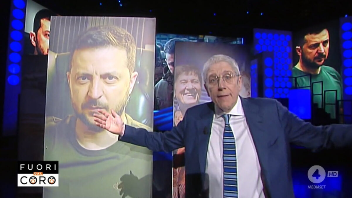 Zelensky a Sanremo, Giordano all’attacco: “Giù le mani dal Festival. Vuole mettere i cannoni nei fiori”