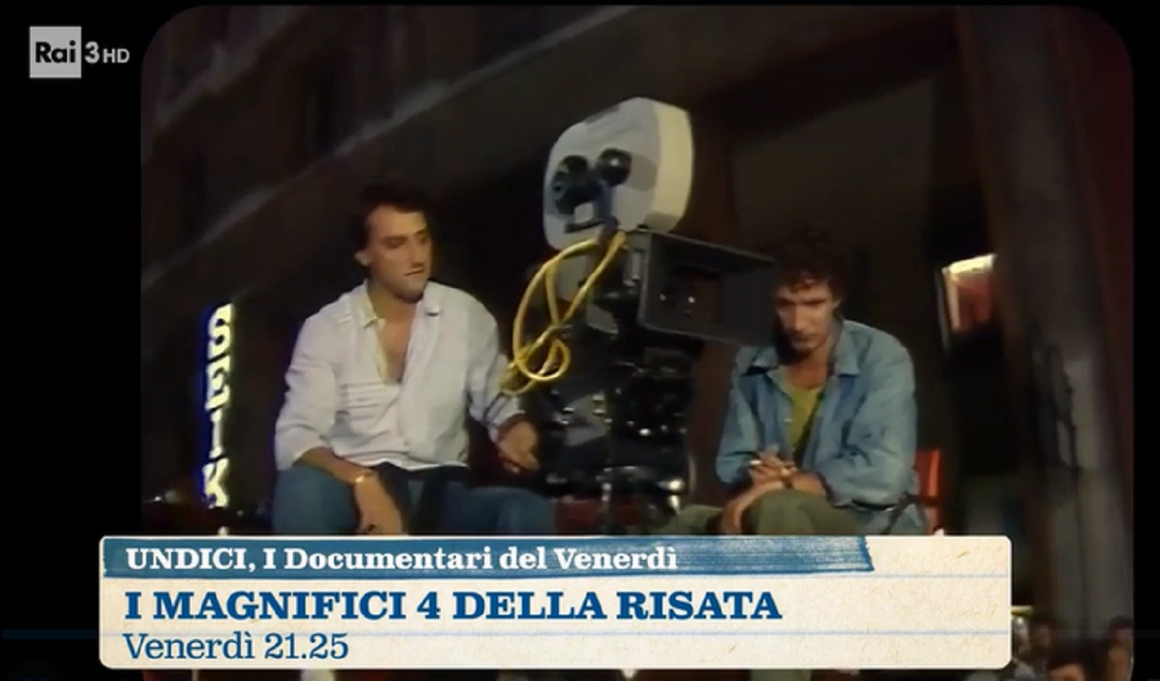 I magnifici 4 della risata: Emanuela Fanelli su Rai 3 voce narrante nel docu-film su Benigni, Nuti, Troisi e Verdone
