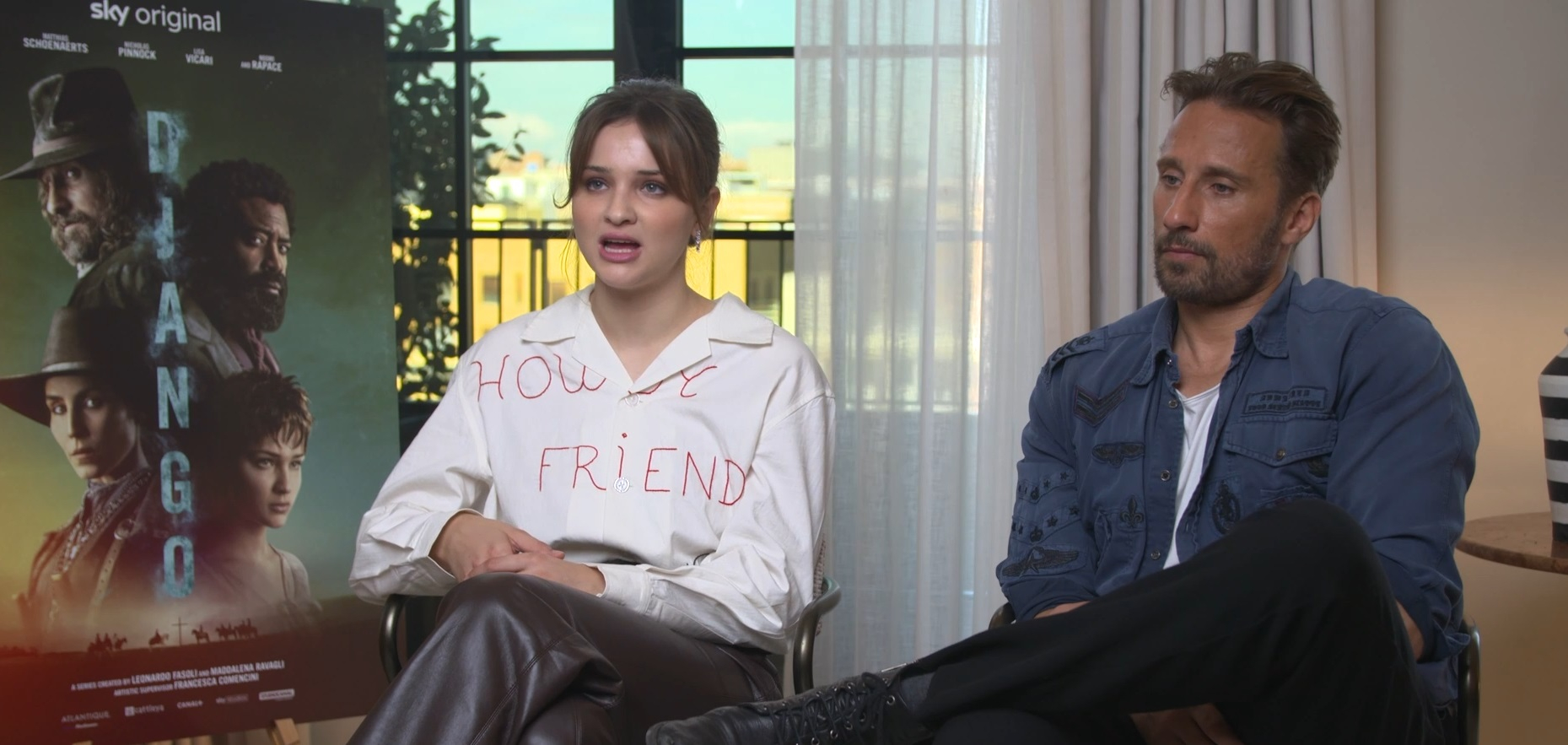 Django, video intervista con Lisa Vicari e Matthias Schoenaerts