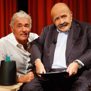 Maurizio Costanzo e Massimo Giletti