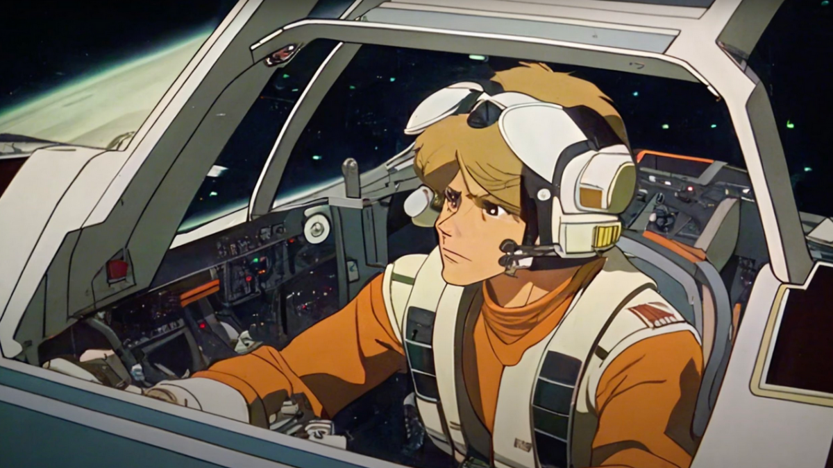 Star Wars: un video creato dalla IA ricrea “Una nuova speranza” in versione anime anni ottanta