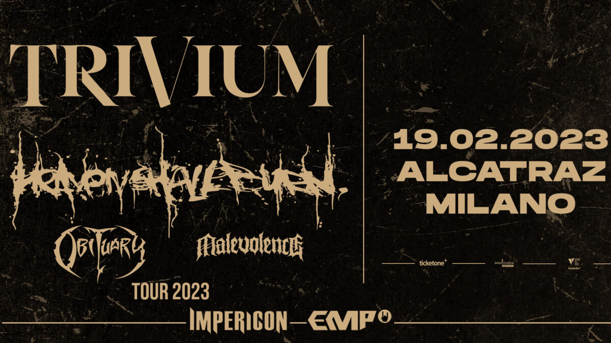 Trivium in concerto a Milano: tutti i dettagli sulla data del 19 Febbraio 2023