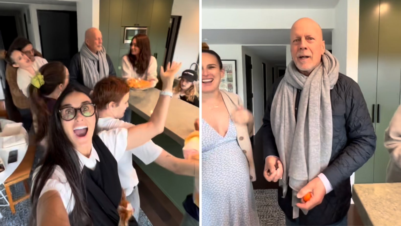 Bruce Willis compie 68 anni: l’emozionante video dei festeggiamenti in famiglia