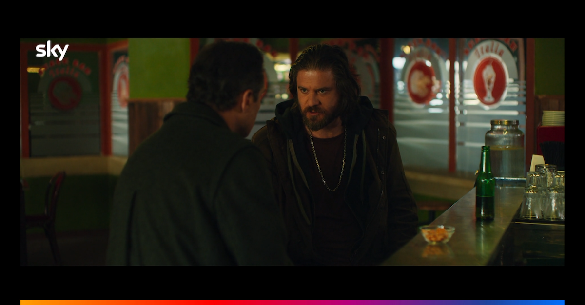 Christian 2, una scena con Edoardo Pesce e Claudio Santamaria
