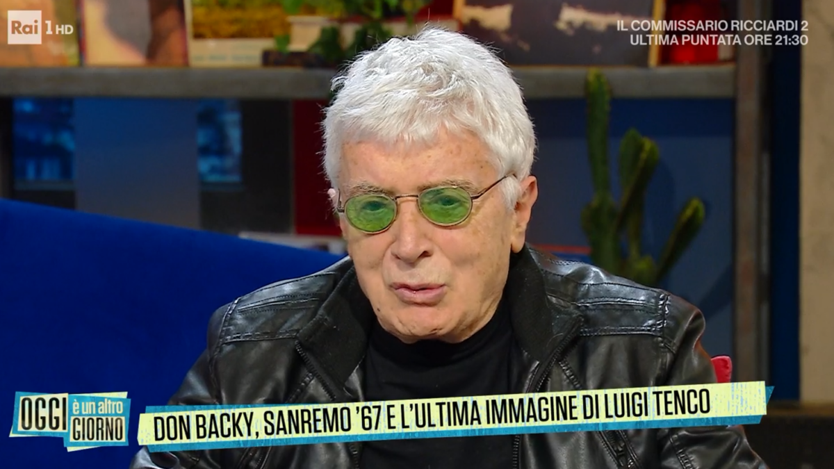 Don Backy parla del suicidio di Luigi Tenco e Serena Bortone commenta: “Posso dire che è un ragionamento un po’ spietato?” (video)
