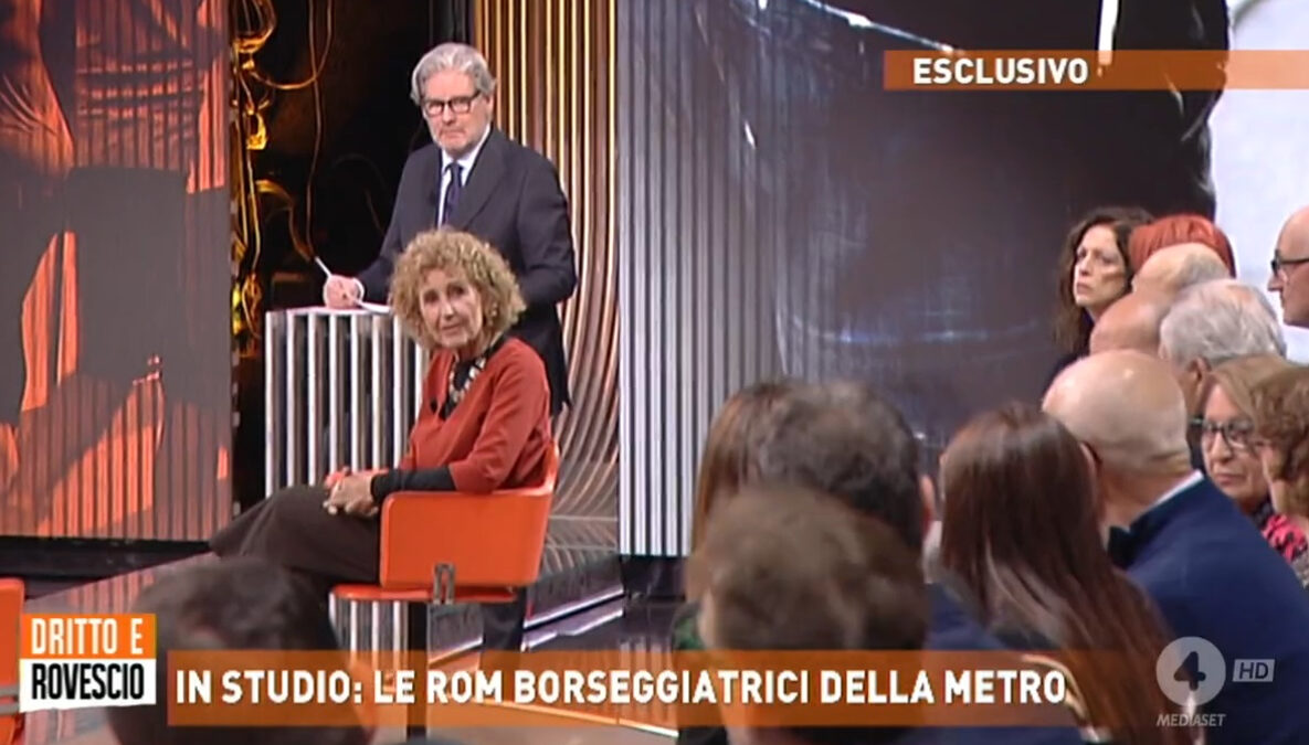 Dritto e rovescio, contrasto tra blocchi live e registrati. Del Debbio ripresenta gli ospiti già intervenuti
