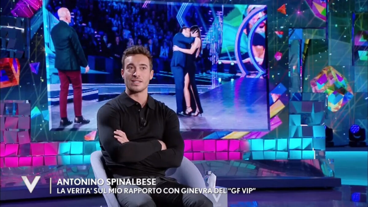Antonino Spinalbese a Verissimo dopo il GF VIP: “Non sono ancora innamorato di Ginevra Lamborghini” (VIDEO)