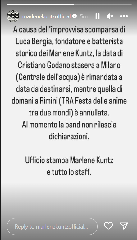 luca bergia marlene kuntz