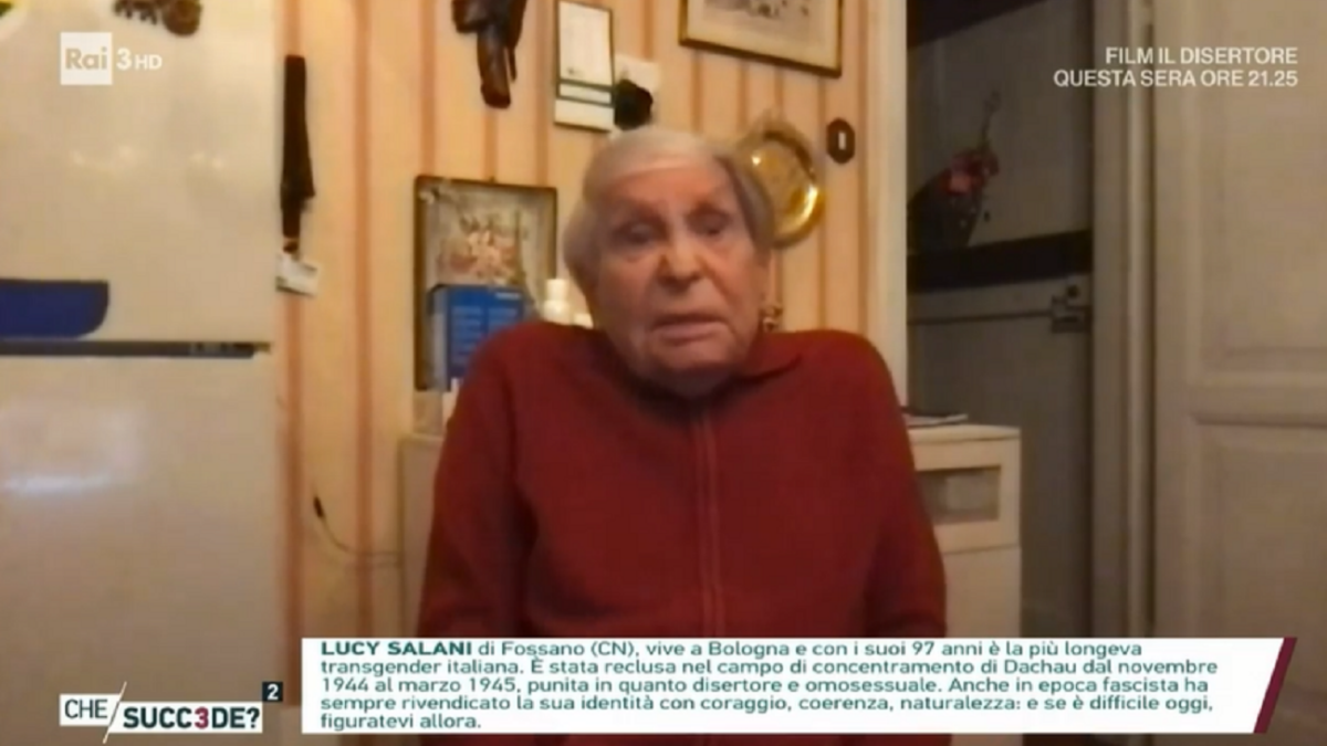 Lucy Salani è morta. La donna trans più anziana d’Italia aveva raccontato gli orrori dell’Olocausto a Che succ3de? e Oggi è un altro giorno