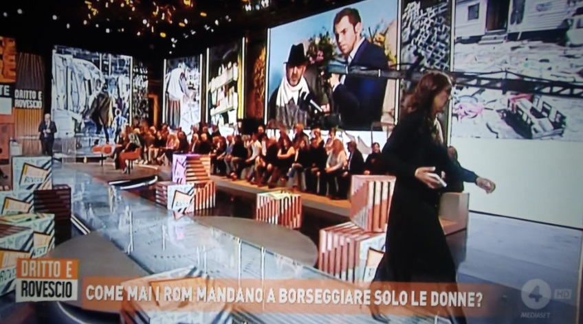 Dritto e rovescio, Pavlovic attacca Del Debbio: “Da un mese trasmissione contro i rom”. E se ne va