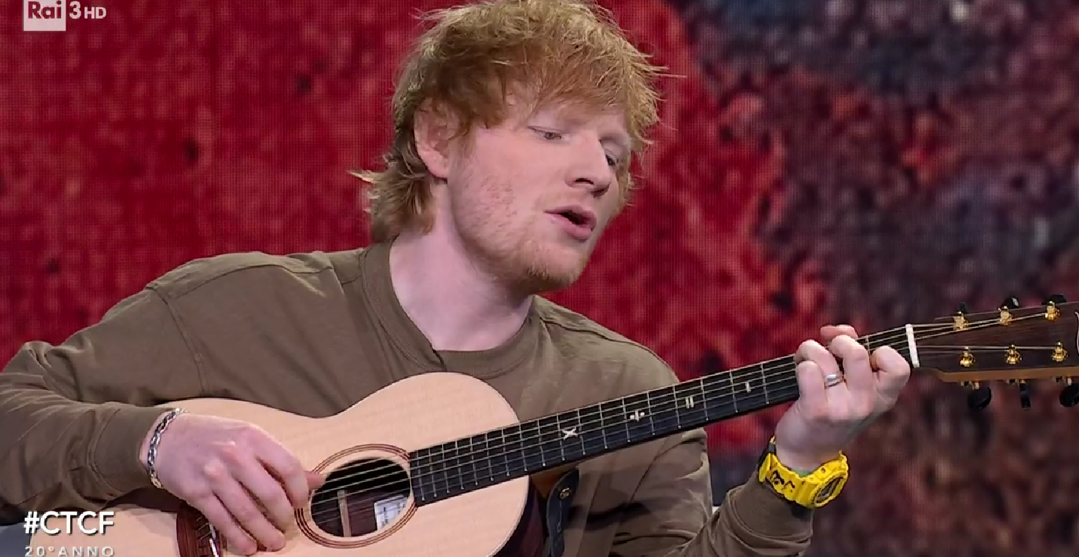 Ed Sheeran ospite a Che tempo che fa: “Verrò in tour in Italia, lo prometto”