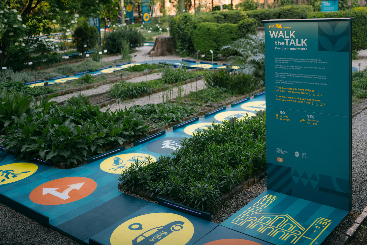FuoriSalone 2023, Eni mette l’energia in movimento con l’installazione Walk the Talk