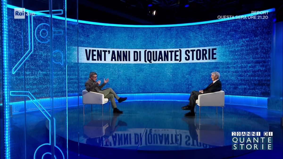 Quante storie festeggia vent’anni con Corrado Augias, fra riflessioni e ricordi
