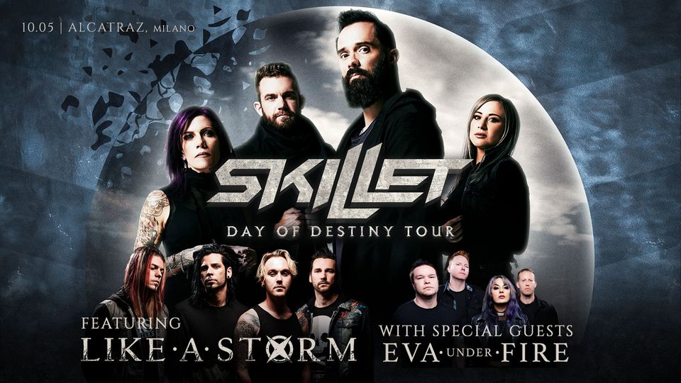 Skillet in concerto a Milano: tutti i dettagli sulla data del 10 Maggio 2023