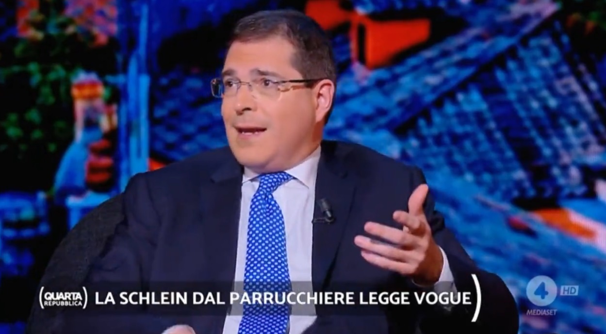 Quarta Repubblica, Capezzone: “Ho visto la De Gregorio in tv che difendeva la Schlein”. Ma era un video del 2020