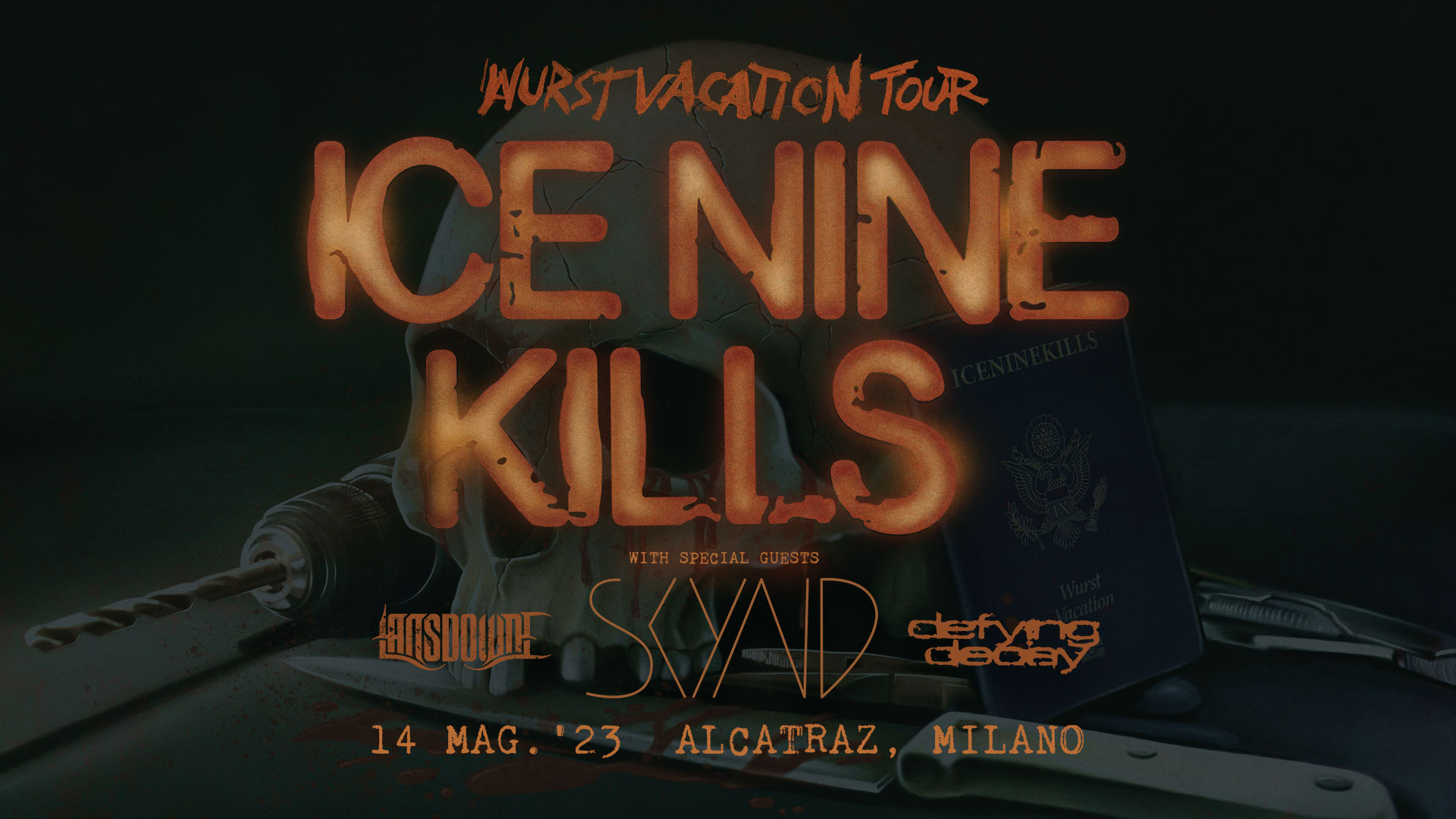 Ice Nine Kills in concerto a Milano: tutti i dettagli sulla data del 14 Maggio 2023