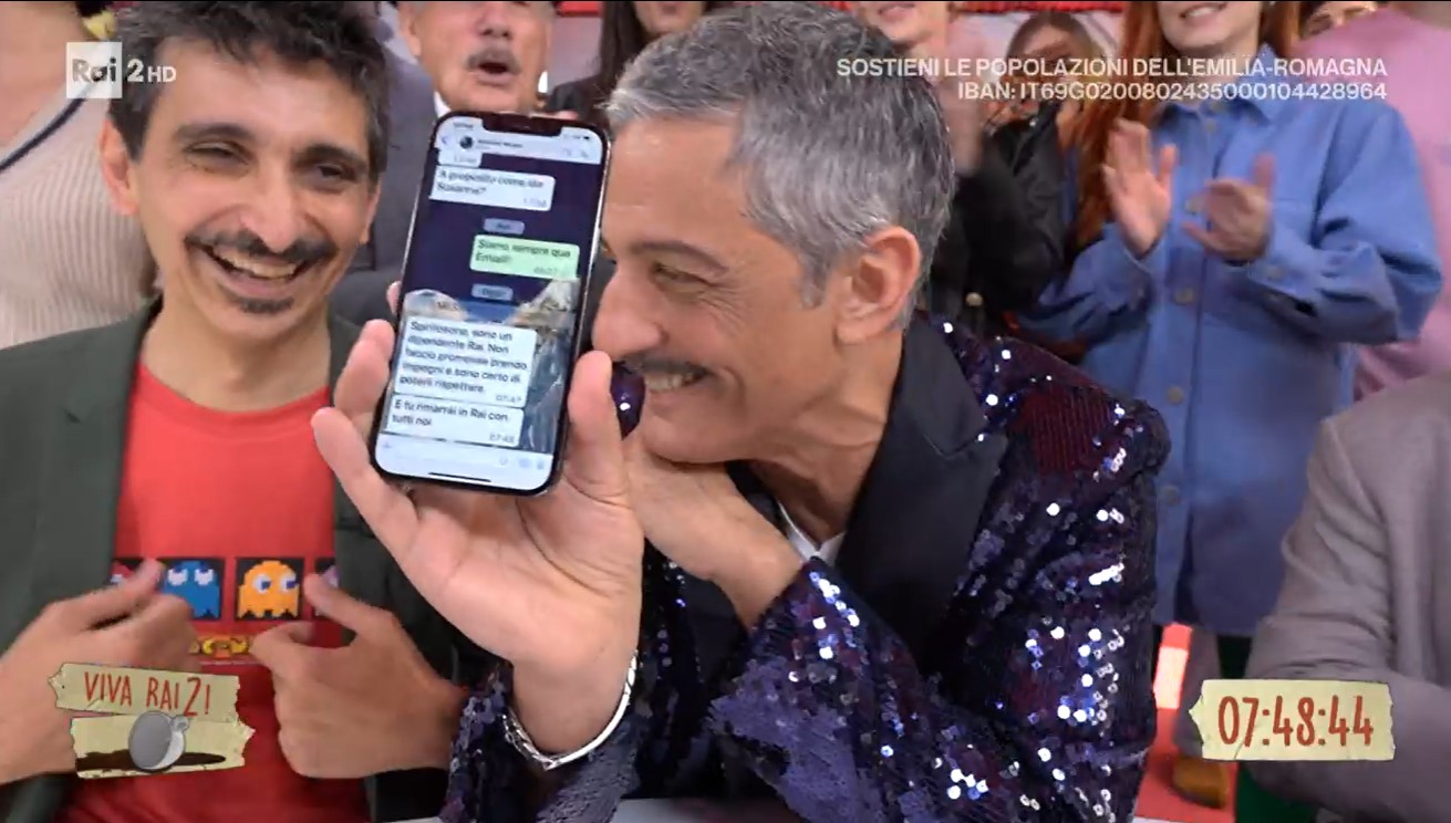 Viva Rai2, l’AD Roberto Sergio ‘blinda’ Fiorello: “Resti in Rai con noi” (VIDEO)