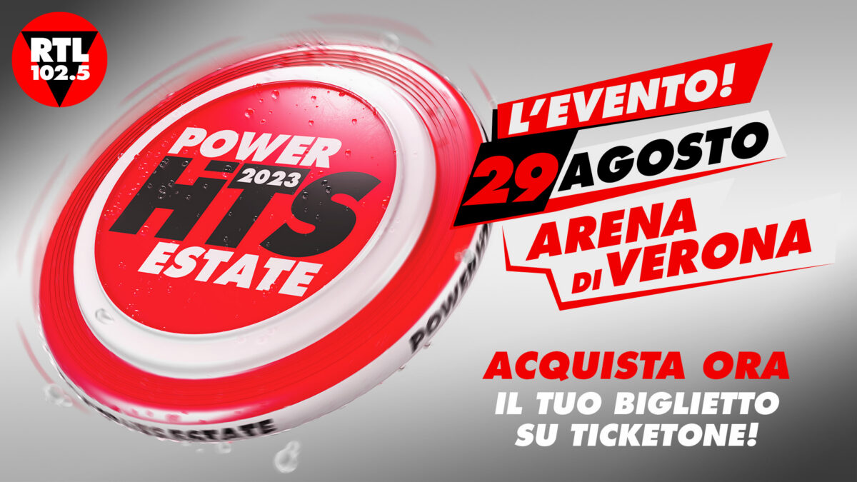 Power Hits Estate 2023, martedì 29 agosto all’Arena di Verona: tutti i cantanti ospiti, il cast completo