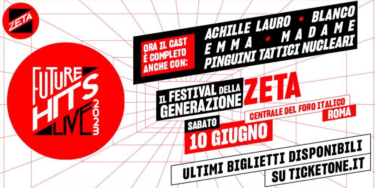 Radio Zeta Future Hits Live 2023: cast, scaletta, quando va in onda, chi conduce