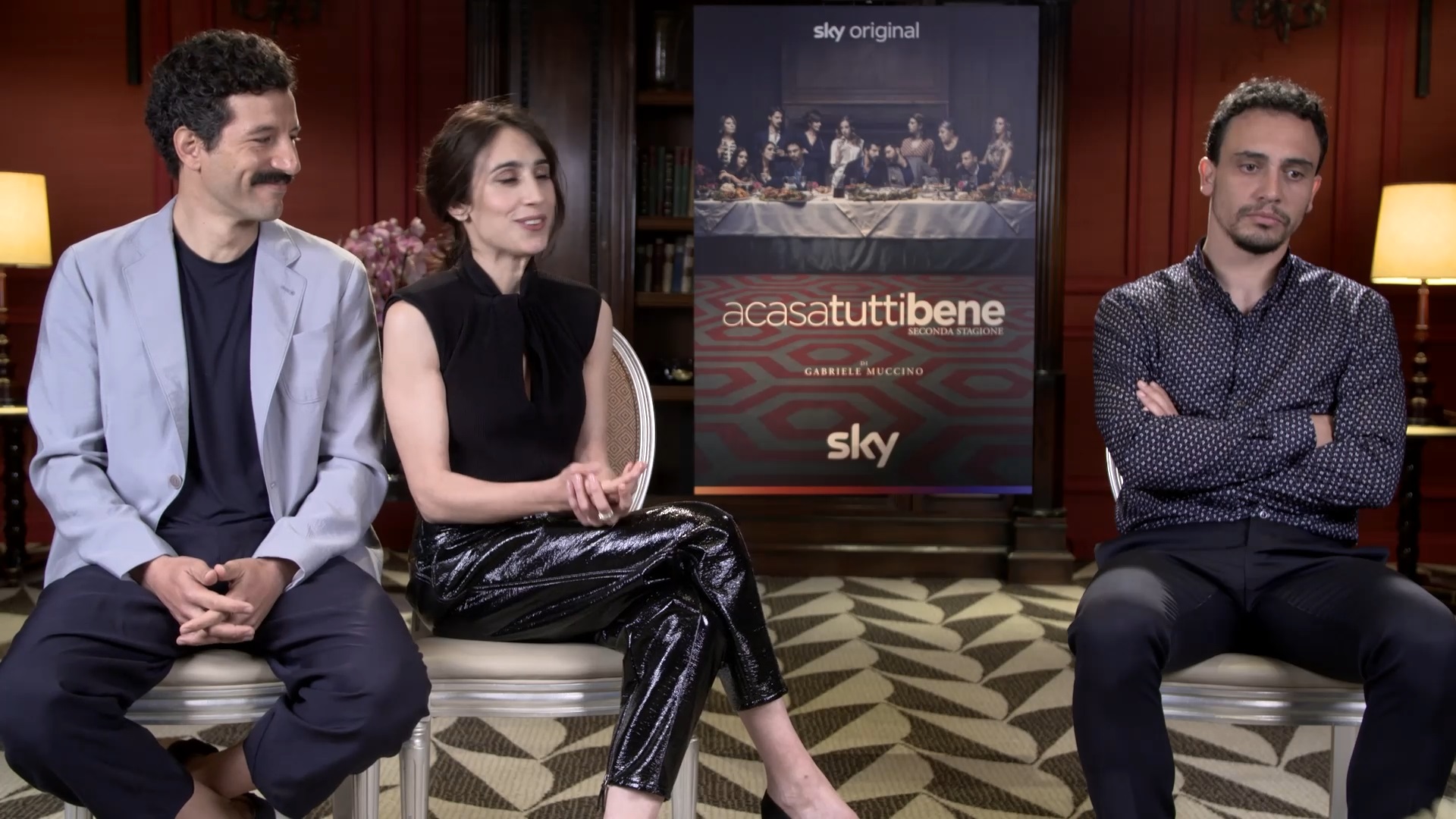 A Casa Tutti Bene 2 intervista con i Ristuccia: Francesco Scianna, Silvia D’Amico e Simone Liberati